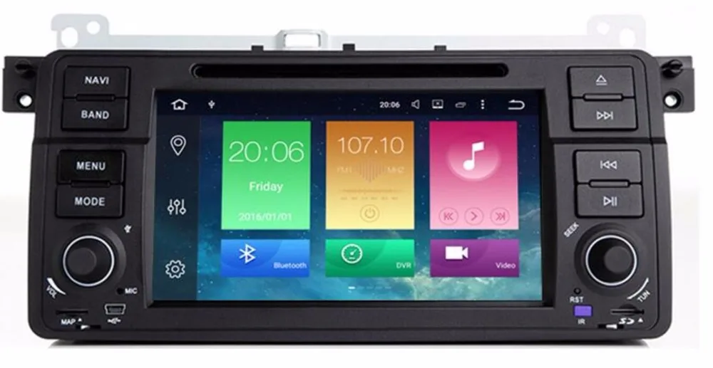 4G 7"Android 8.0 Car DVD Player For BMW E46 M3 Radio Stereo GPS Navigation 8 Core Bluetooth 4GWIFI CPU 4GB RAM 32GB ROM Free Map
4G 7"Android 8.0 Car DVD Player For BMW E46 M3 Radio Stereo GPS Navigation 8 Core Bluetooth 4GWIFI CPU 4GB RAM 32GB ROM Free Map