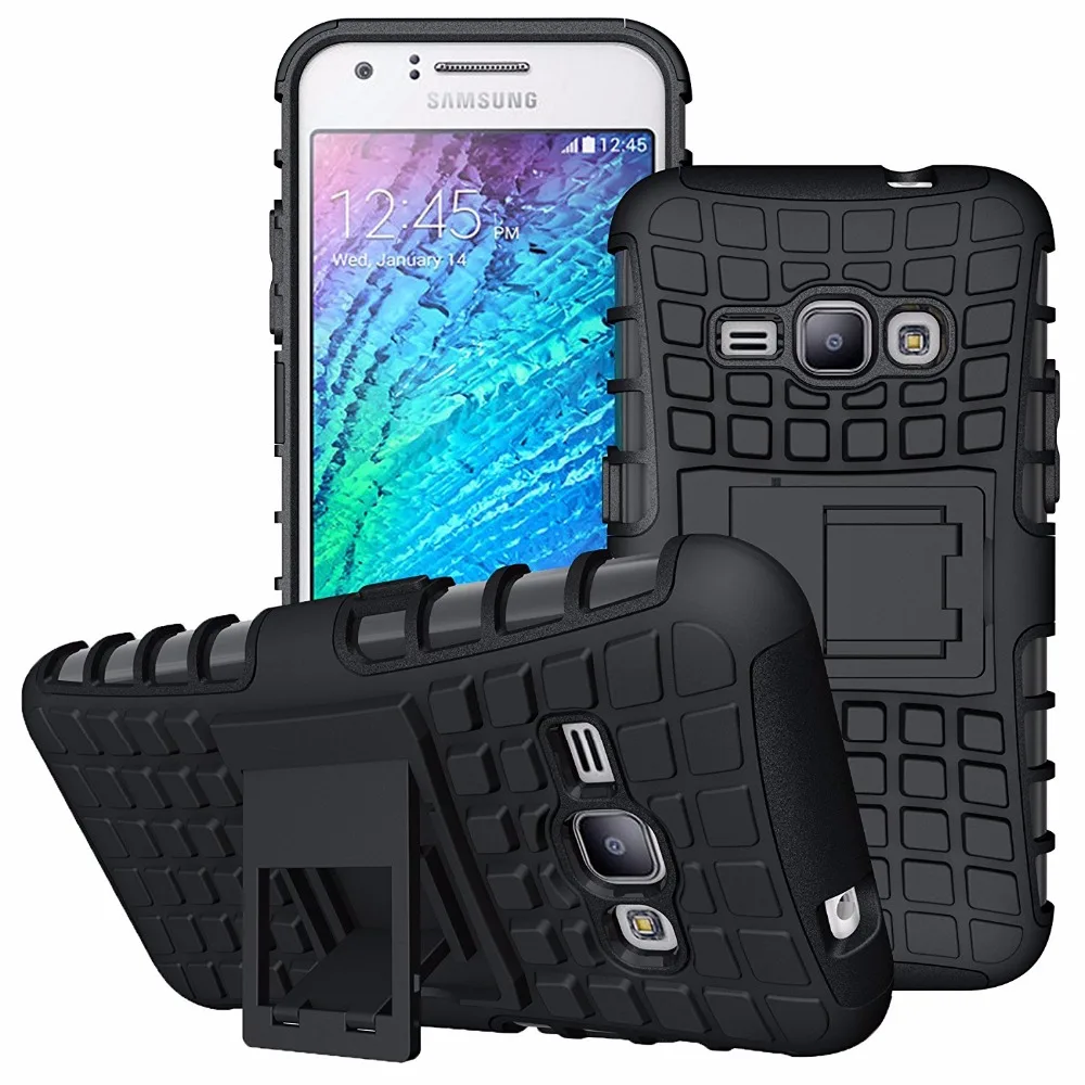 for Samsung J1 2016 Case Rugged Silicone Armor Bumper Shockproof Hard Cover Protective Galaxy J120F | Мобильные телефоны и