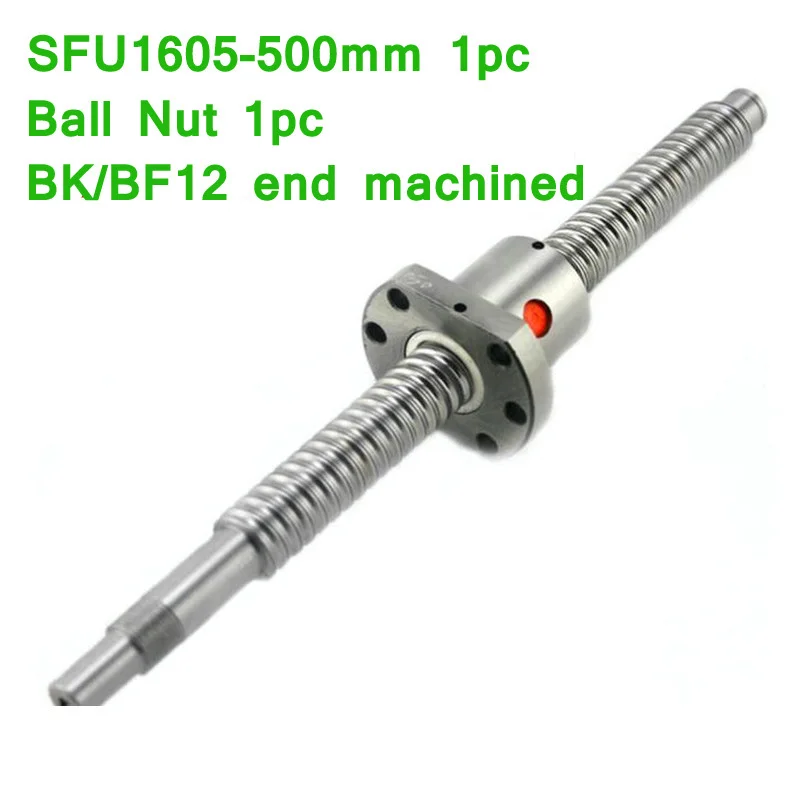 Free Shipping SFU1605 500mm RM1605 500mm Rolled Ball screw 1pc+1pc ball nut for SFU1605 with end machined
Free Shipping SFU1605 500mm RM1605 500mm Rolled Ball screw 1pc+1pc ball nut for SFU1605 with end machined