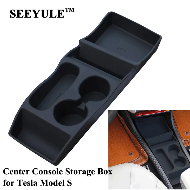 1pc SEEYULE Customized Car Center Console Storage Box Armrest Organizer Bag for Tesla Model S drink holder Container Accessories
1pc SEEYULE Customized Car Center Console Storage Box Armrest Organizer Bag for Tesla Model S drink holder Container Accessories