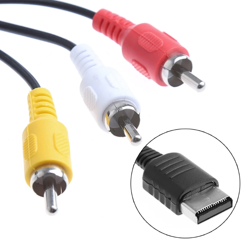 5PCS RCA Audio Video AV Stereo Composite Adapter Cable For Sega Dreamcast 1.8M/6FT
5PCS RCA Audio Video AV Stereo Composite Adapter Cable For Sega Dreamcast 1.8M/6FT