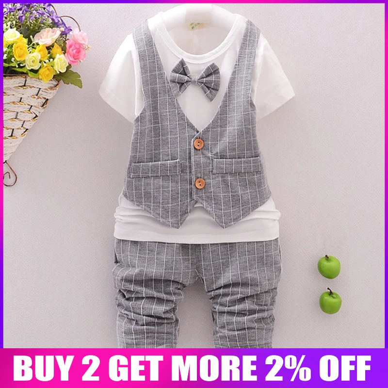 BibiCola Fashion Party Wedding Baby Boys clothing sets Children's Stripe shirt + Plaid Pants 2pcs Suit Toddler tracksuits
BibiCola Fashion Party Wedding Baby Boys clothing sets Children's Stripe shirt + Plaid Pants 2pcs Suit Toddler tracksuits