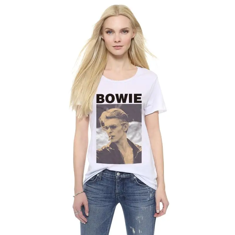 YEMUSEED H915 New Design Summer Couple Tees Funny Women T Shirts Bowie Men's Smoking Printed Graphic Tees Plus Size
YEMUSEED H915 New Design Summer Couple Tees Funny Women T Shirts Bowie Men's Smoking Printed Graphic Tees Plus Size