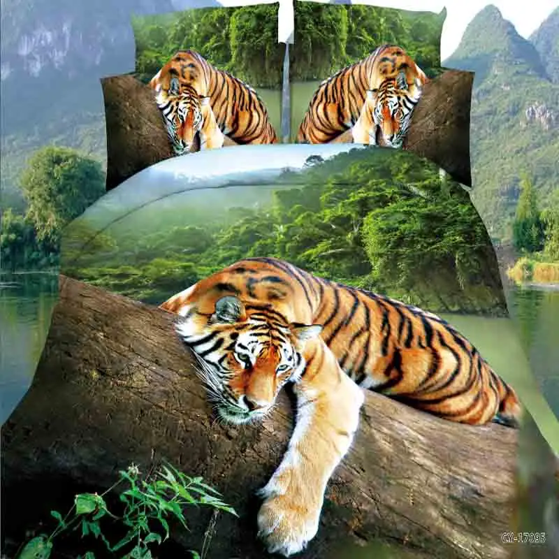 Luxury Smart 3d bedding set bed clothes 4pcs bed set Duvet Cover flat sheet Home Textiles pillowcase Big Cat Tiger
Luxury Smart 3d bedding set bed clothes 4pcs bed set Duvet Cover flat sheet Home Textiles pillowcase Big Cat Tiger