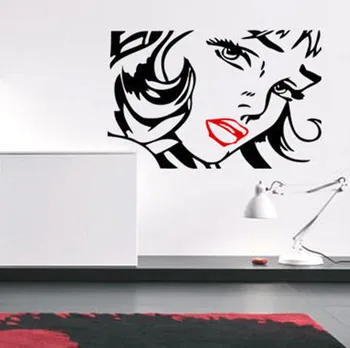 Woman style Vinyl wall Decal sticker- red lips sexy lady wall art decot DIY Sofa Background Bedroom Wall Decals KW-504
Woman style Vinyl wall Decal sticker- red lips sexy lady wall art decot DIY Sofa Background Bedroom Wall Decals KW-504