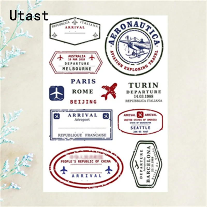 Entry Postmark Travel Clear Silicone Stamps /Transparent Rubber Stamp for DIY Scrapbooking /Photo Album Decorative Craft Making
Entry Postmark Travel Clear Silicone Stamps /Transparent Rubber Stamp for DIY Scrapbooking /Photo Album Decorative Craft Making