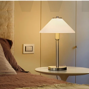 Willlustr modern white shade table lamp bedside light fixture desk reading light study room bedroom lamp frosted glass lampshade
Willlustr modern white shade table lamp bedside light fixture desk reading light study room bedroom lamp frosted glass lampshade