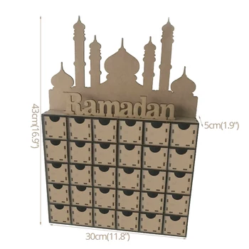 Ramadan Decoration wooden Eid Mubarak box Ramadan Kareem Muslim Islamic Home decor Supplies DIY box Ramadan Mubarak Drawer box
Ramadan Decoration wooden Eid Mubarak box Ramadan Kareem Muslim Islamic Home decor Supplies DIY box Ramadan Mubarak Drawer box