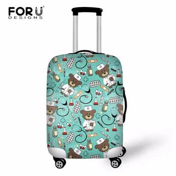 FORUDESIGNS Luggage Cover Cartoon Bear Printing Travel Luggage Suitcase Protective Cover for Trunk Case 18-30inch Baggage Cover
FORUDESIGNS Luggage Cover Cartoon Bear Printing Travel Luggage Suitcase Protective Cover for Trunk Case 18-30inch Baggage Cover