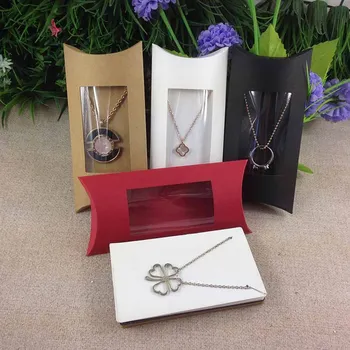 Feiluan Diy Pillow Box with Pvc clear Window Box 1Lot =50box +50 pcs inner Card 16x7.8x2.4cmNecklace Card Gifg BOX Pendent
Feiluan Diy Pillow Box with Pvc clear Window Box 1Lot =50box +50 pcs inner Card 16x7.8x2.4cmNecklace Card Gifg BOX Pendent