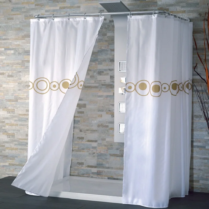 Amazon cross-border hot sale home simple line printing polyester shower curtain European waterproof shower curtain stripe bathro
Amazon cross-border hot sale home simple line printing polyester shower curtain European waterproof shower curtain stripe bathro