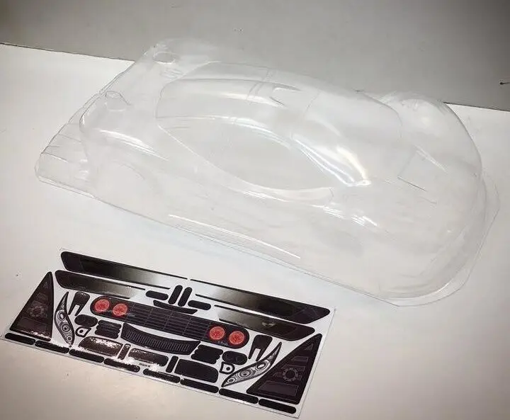 1/10 г. набор ракушек для внедорожника Mcclaaren 210 мм с наклейкой HSP XRAY HPI KYOSHO ARRMA 3Racing Tamiya