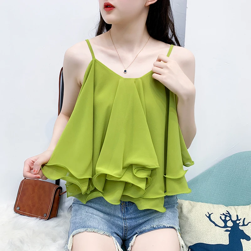 Over Size New Summer Tank Top Sexy Women Clothes 2019 Korean Slim Chiffon Backless White Ladies Tops Female T-shirt 4677-98
Over Size New Summer Tank Top Sexy Women Clothes 2019 Korean Slim Chiffon Backless White Ladies Tops Female T-shirt 4677-98
