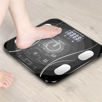 CE Body Fat Scale Smart Wireless Digital Bathroom Weight Scale Body Composition Analyzer English Function Weighing Scale
CE Body Fat Scale Smart Wireless Digital Bathroom Weight Scale Body Composition Analyzer English Function Weighing Scale