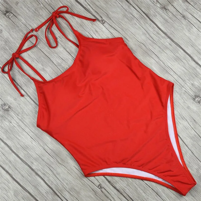 2018 Women One Piece Swimsuit Solid Female Sexy Red Black Bandeau Brazilian Swimwear Women Fused Monokini
2018 Women One Piece Swimsuit Solid Female Sexy Red Black Bandeau Brazilian Swimwear Women Fused Monokini