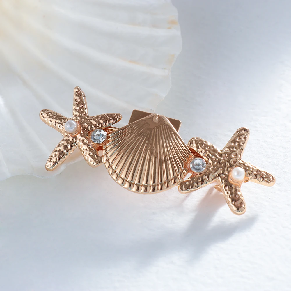1PC Metal Hairpins Women Geometric Metal Leaf Shape Hair Clip Pearl Starfish Hairpins Feather Barrettes Hair Jewelry Accessories
1PC Metal Hairpins Women Geometric Metal Leaf Shape Hair Clip Pearl Starfish Hairpins Feather Barrettes Hair Jewelry Accessories