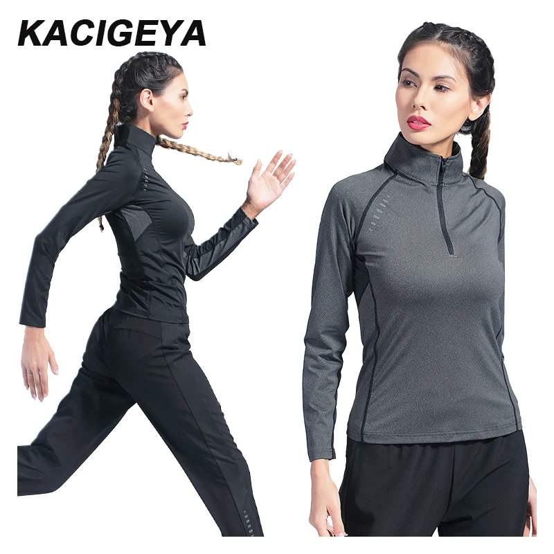 Yoga Fitness Zipper Reflective Shirts Long Sleeve Running jacket Gym Women 2019 Top Quick-drying Female Breathable Tee
Yoga Fitness Zipper Reflective Shirts Long Sleeve Running jacket Gym Women 2019 Top Quick-drying Female Breathable Tee