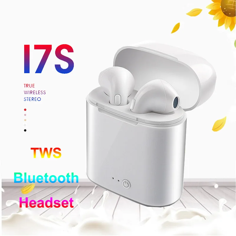 I7s TWS mini wireless Bluetooth headset stereo earbuds with charging box microphone for iphone and other smart phones
I7s TWS mini wireless Bluetooth headset stereo earbuds with charging box microphone for iphone and other smart phones