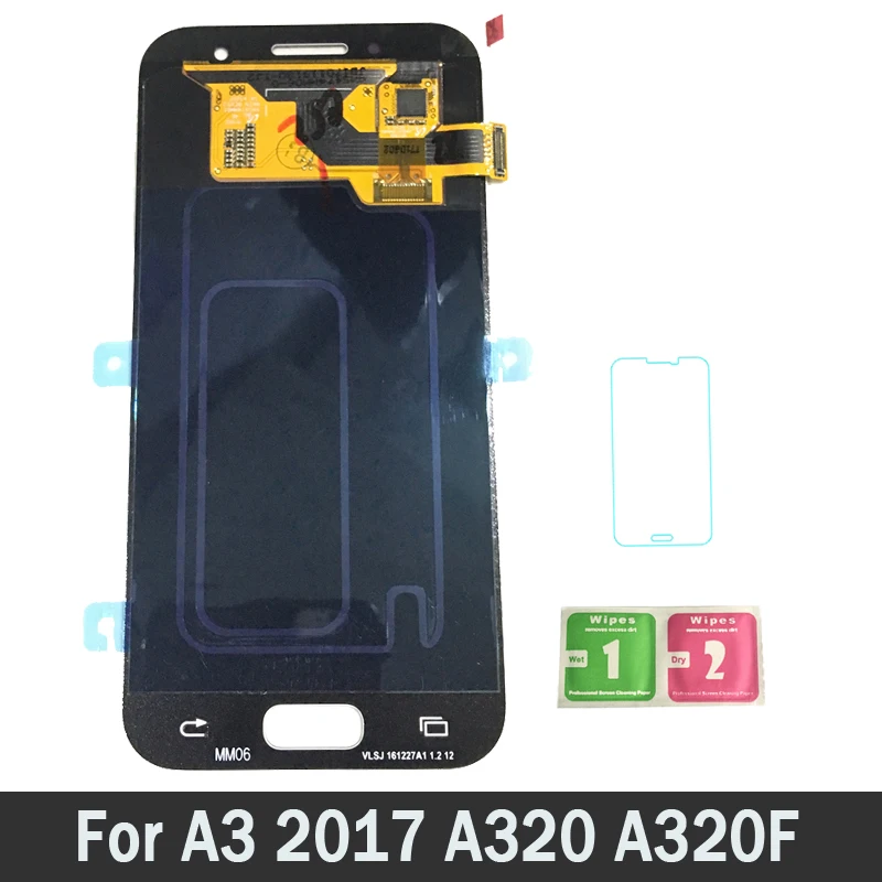 New 100% Tested Working AMOLED LCDs For Samsung Galaxy A3 2017 A320 A320F LCD Screen Display Touch Digitizer Assembly Parts
New 100% Tested Working AMOLED LCDs For Samsung Galaxy A3 2017 A320 A320F LCD Screen Display Touch Digitizer Assembly Parts
