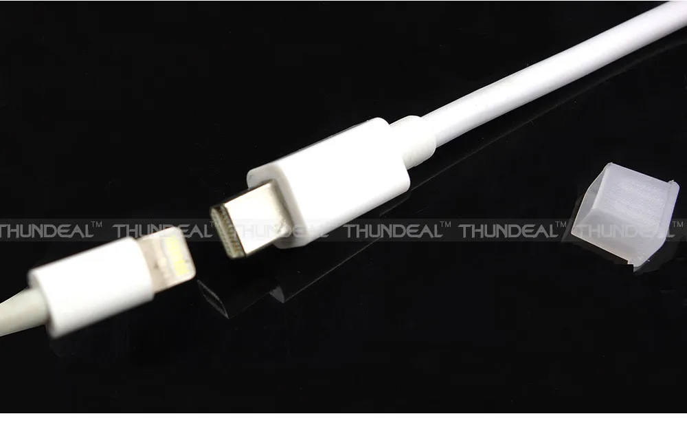 Adapter Mini DP Thunderbolt 3w1 na HDMI DVI VGA do MacBooka Pro Air i iMac Monitor TV - Wianko - 11