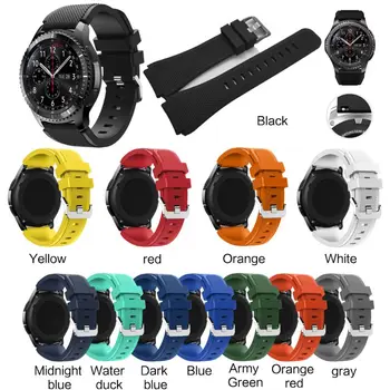 Soft Silicone Replacement Watch Band Wrist Strap Sport Watch Bracelet Belt For Samsung Galaxy Watch 46MM/Samsung Gear S3/Samsung 
Soft Silicone Replacement Watch Band Wrist Strap Sport Watch Bracelet Belt For Samsung Galaxy Watch 46MM/Samsung Gear S3/Samsung
