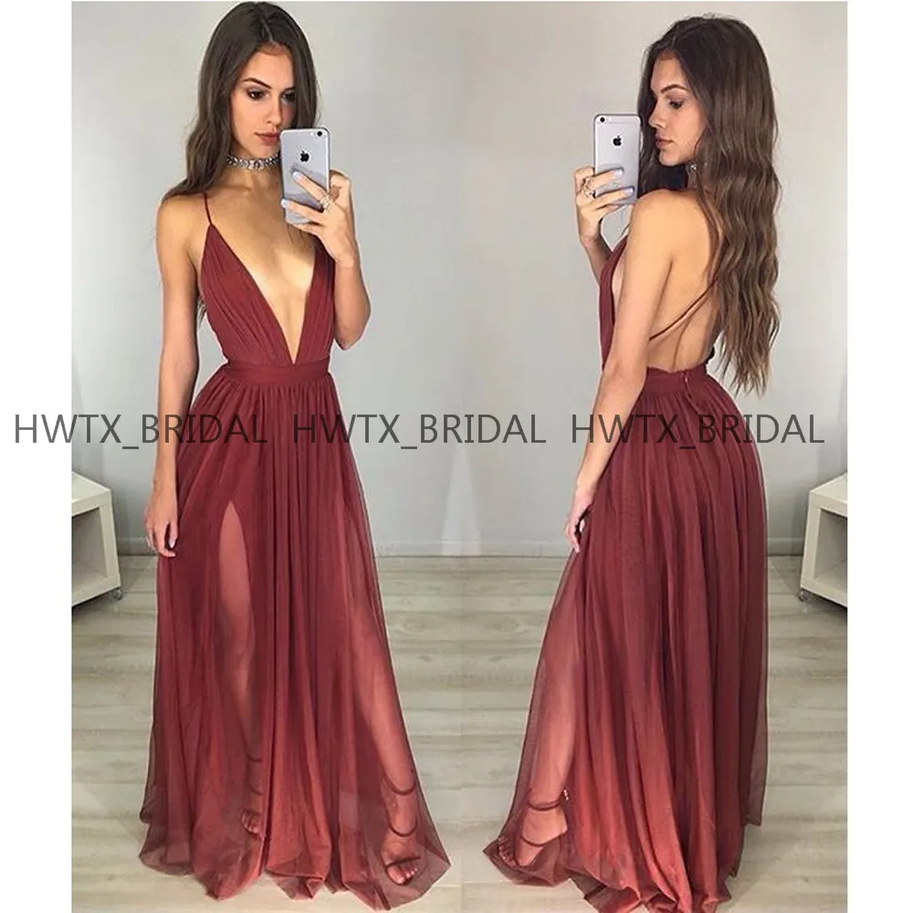 Burgundy Long Prom Dresses 2019 Sexy Deep V Neck Criss-Cross Straps Slit A Line Prom Dress Vestidos de fiesta de noche Custom
Burgundy Long Prom Dresses 2019 Sexy Deep V Neck Criss-Cross Straps Slit A Line Prom Dress Vestidos de fiesta de noche Custom