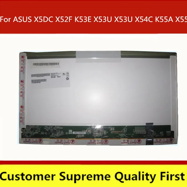 New 15.6" WXGA HD Laptop LCD Screen For ASUS X5DC X52F K53E X53U X53U X54C K55A X55A Display Panel
New 15.6" WXGA HD Laptop LCD Screen For ASUS X5DC X52F K53E X53U X53U X54C K55A X55A Display Panel