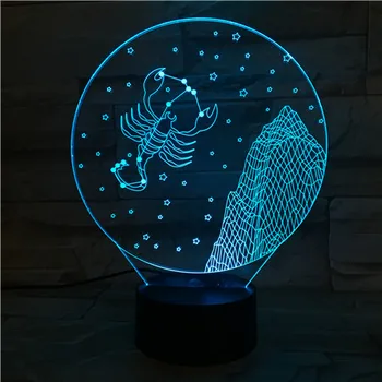 Western zodiac signs Table Lamp desk Touch Sensor 7 Color Changing Childrens Kids Baby Nightlight Gift Scorpio Night Light LED
Western zodiac signs Table Lamp desk Touch Sensor 7 Color Changing Childrens Kids Baby Nightlight Gift Scorpio Night Light LED