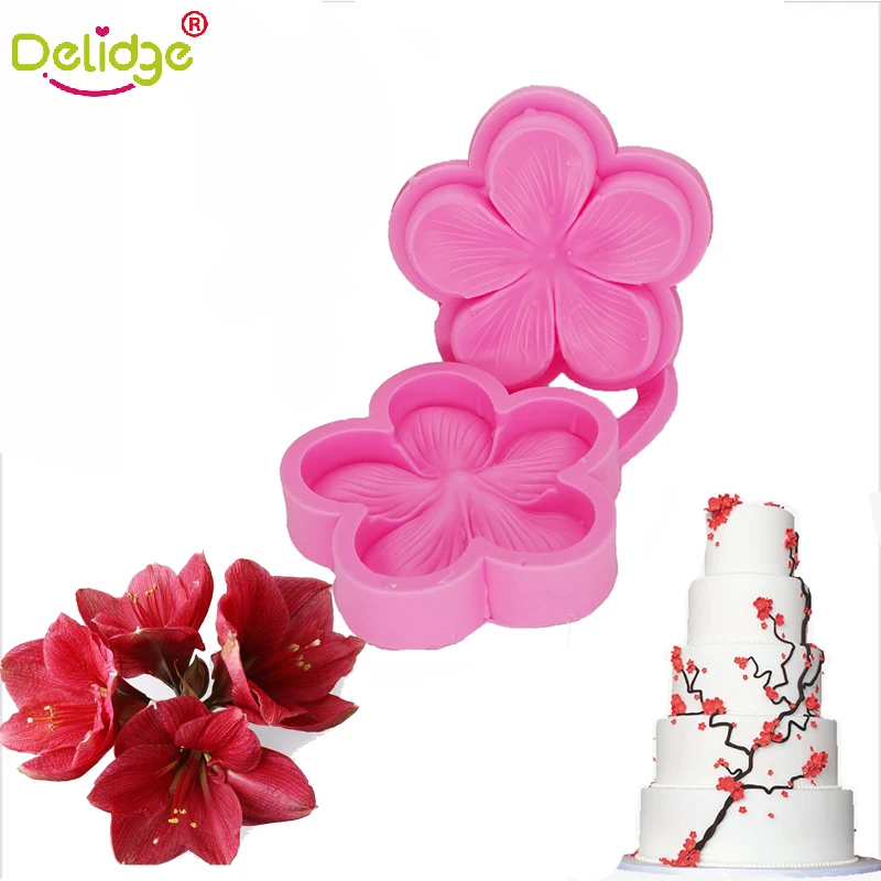 Delidge 1Pcs Flower Shape Sugarcraft Silicone Mold Fondant Party 3D Mould Cake Chocolate Decorating Tools Random
Delidge 1Pcs Flower Shape Sugarcraft Silicone Mold Fondant Party 3D Mould Cake Chocolate Decorating Tools Random