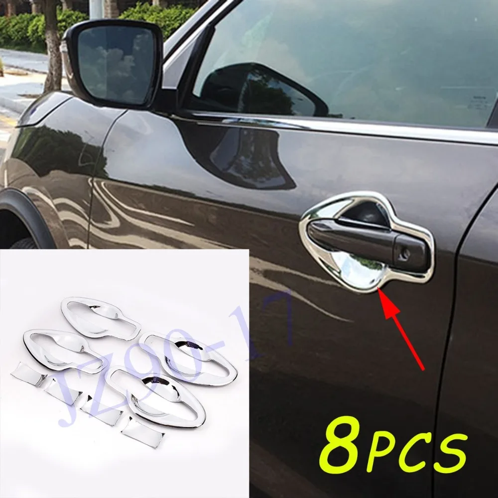 ABS Chrome Auto Parts Outer Side Door Handle Bowls Cover Shiny Decorative Trim Fit For Nissan Qashqai J11 2014 2015 2016-2018
ABS Chrome Auto Parts Outer Side Door Handle Bowls Cover Shiny Decorative Trim Fit For Nissan Qashqai J11 2014 2015 2016-2018