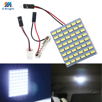 YM E-Bright 50 PCS 5630 48 SMD 960Lm 12V Dome Light With T10 + Festoon Adapters White Car Vehicle LED Panel Lamps Dome Roof Led
YM E-Bright 50 PCS 5630 48 SMD 960Lm 12V Dome Light With T10 + Festoon Adapters White Car Vehicle LED Panel Lamps Dome Roof Led