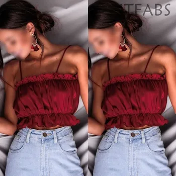 Summer Women Sexy Sleeveless Solid Tank Crop Top Short Shirt Wrap Chest Bra Female Sexy Solid Tube Tops
Summer Women Sexy Sleeveless Solid Tank Crop Top Short Shirt Wrap Chest Bra Female Sexy Solid Tube Tops