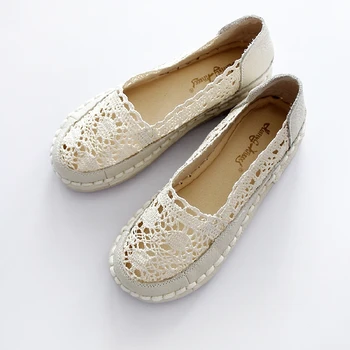 New wild national wind single shoes hollow breathable soft bottom leather stitching hand-woven a pedal casual shoes women
New wild national wind single shoes hollow breathable soft bottom leather stitching hand-woven a pedal casual shoes women