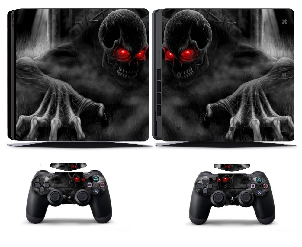 Dark Skull 205 PS4 Slim Skin PS4 Slim Sticker Vinly Skin Sticker for Sony PS4 Slim PlayStation 4 Slim and 2 controller skins
Dark Skull 205 PS4 Slim Skin PS4 Slim Sticker Vinly Skin Sticker for Sony PS4 Slim PlayStation 4 Slim and 2 controller skins