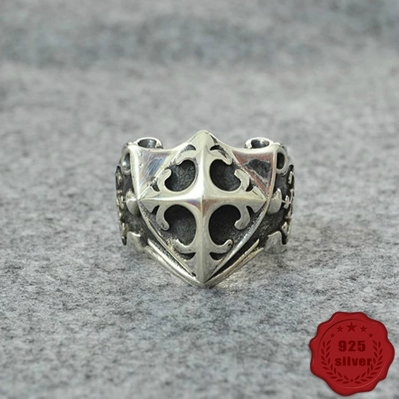 925 sterling silver ring personality retro fashion cross flower domineering rings rock hip hop accessories jewelry 2018 hot sale
925 sterling silver ring personality retro fashion cross flower domineering rings rock hip hop accessories jewelry 2018 hot sale