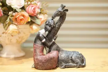 Vintage creative African style resin wild animals giraffe statue figures sculpture crafts gifts home decoration accessories love
Vintage creative African style resin wild animals giraffe statue figures sculpture crafts gifts home decoration accessories love