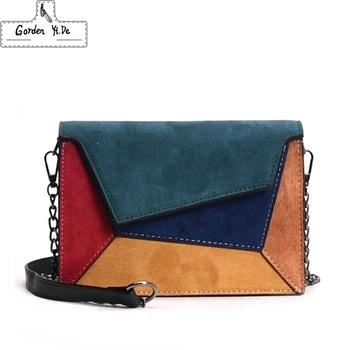 2019 New High Quality Leather Patchwork Women Messenger Bag Female Chain Strap Shoulder Bag Small Criss-Cross Ladies' Flap Bag
2019 New High Quality Leather Patchwork Women Messenger Bag Female Chain Strap Shoulder Bag Small Criss-Cross Ladies' Flap Bag