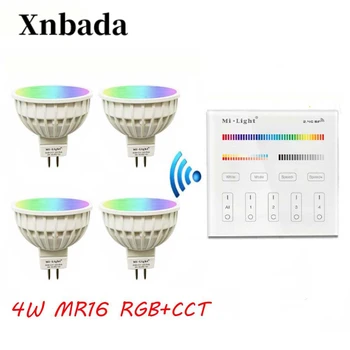MiLight Led Lamp 4W MR16 RGB+CCT led bulb+B4(3V)Remote Control Led Spotlight light Dimmable Led light AC12/DC12V Free shipping
MiLight Led Lamp 4W MR16 RGB+CCT led bulb+B4(3V)Remote Control Led Spotlight light Dimmable Led light AC12/DC12V Free shipping