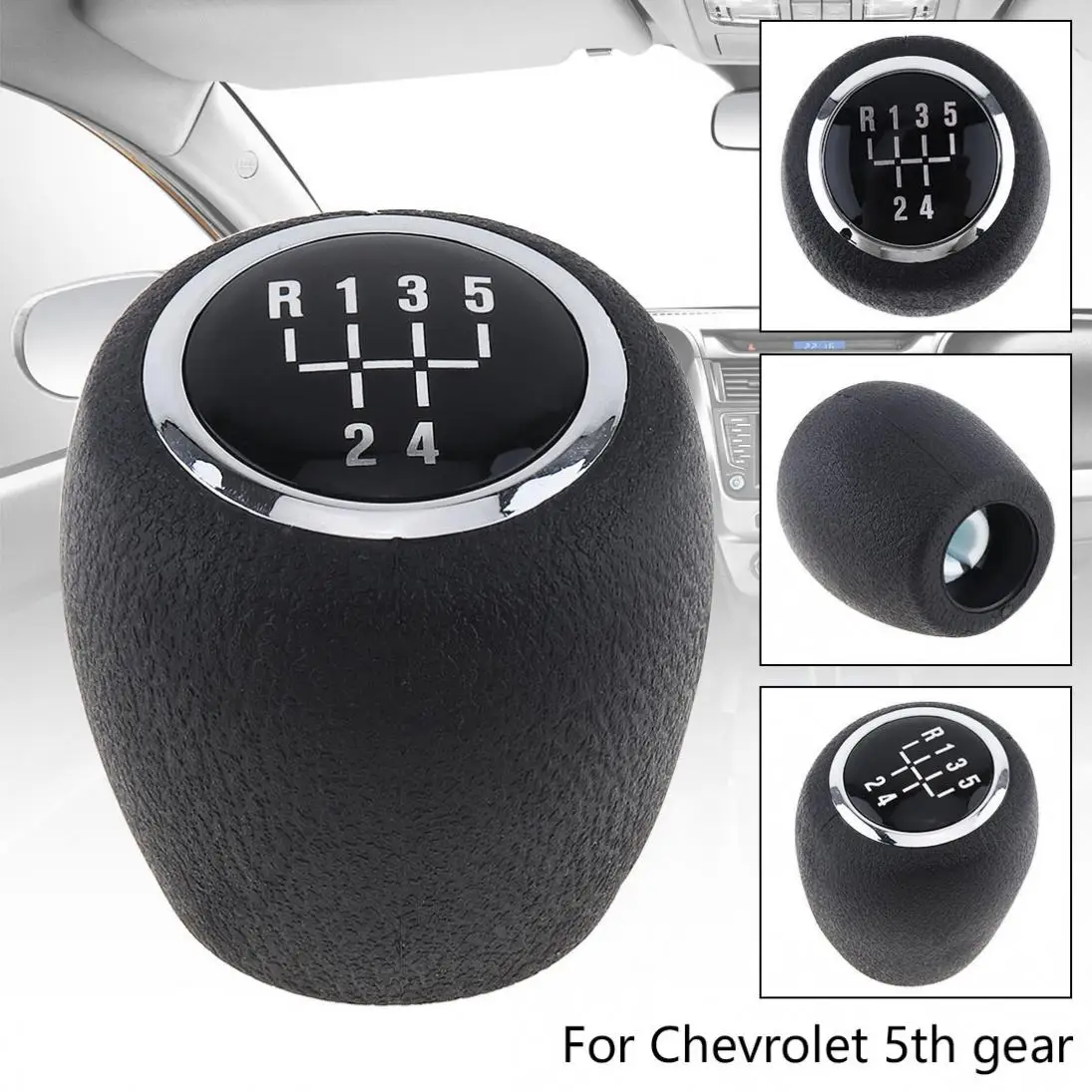 5 Speed Manual Transmission Gear Shift Handball Knob for Chevrolet Chevy Cruze 2008 2009 2010 2011 2012 / 5 Gear Models
5 Speed Manual Transmission Gear Shift Handball Knob for Chevrolet Chevy Cruze 2008 2009 2010 2011 2012 / 5 Gear Models