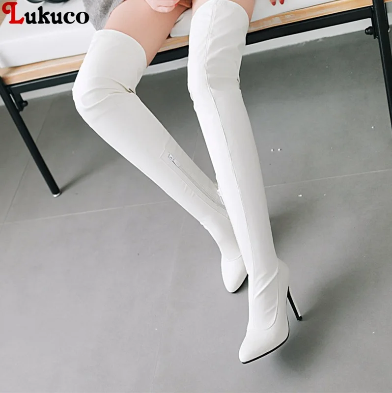 Lukuco 2019 Large Size 34-48 Elegant Botas High Heel Pointed Toe Motorcycle Shoes High Quality Handmade Warm Plush Shoes Woman
Lukuco 2019 Large Size 34-48 Elegant Botas High Heel Pointed Toe Motorcycle Shoes High Quality Handmade Warm Plush Shoes Woman