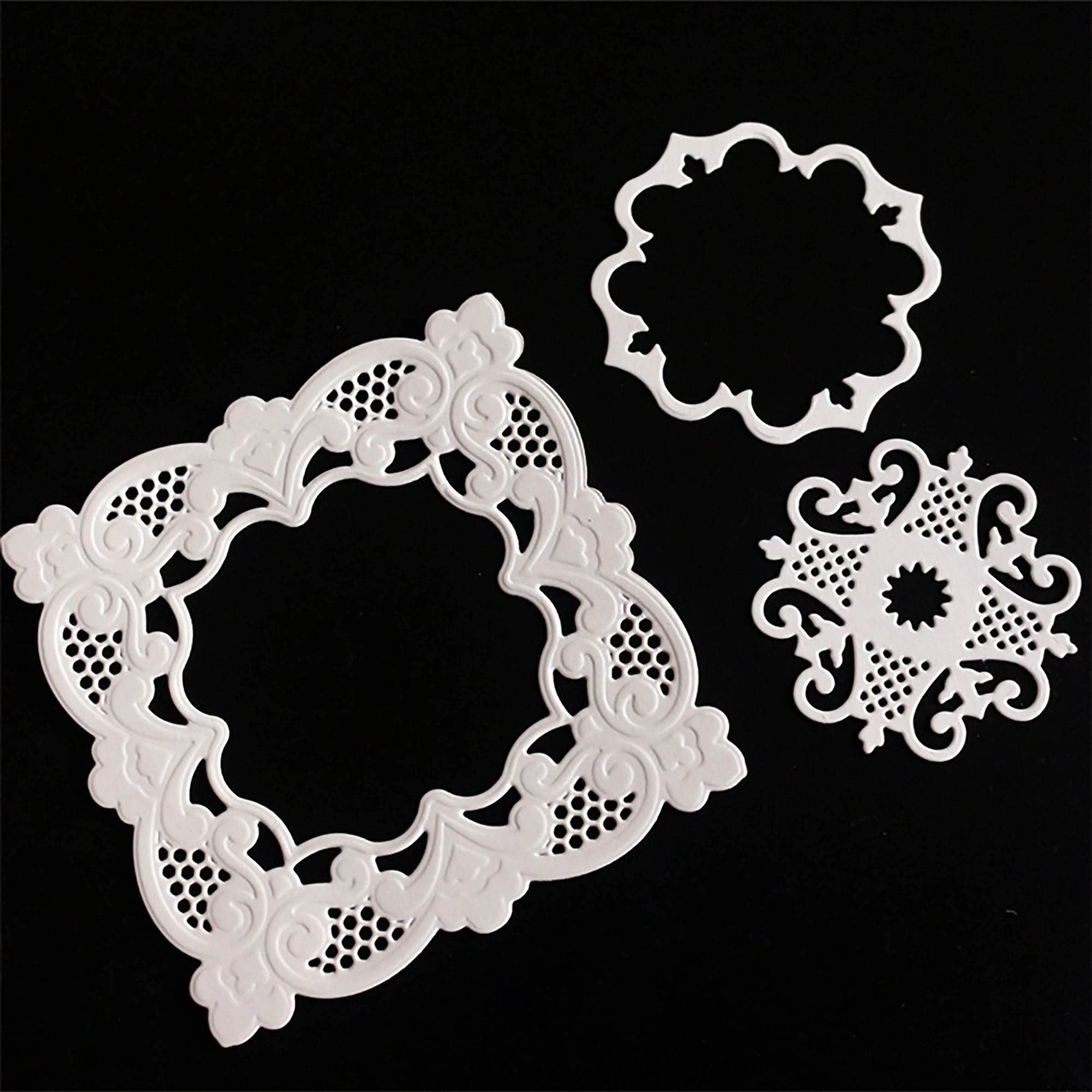 Lace Cover Flower Metal Cutting Dies Knife Mold For DIY Gift Scrapbooking Album Paper Cards Decorative Craft Embossing Die Cut
Lace Cover Flower Metal Cutting Dies Knife Mold For DIY Gift Scrapbooking Album Paper Cards Decorative Craft Embossing Die Cut