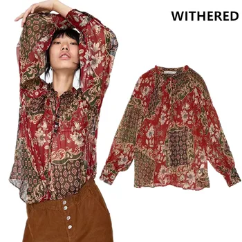 Withered winter blusas mujer de moda 2018 england floral printing pleated blouse womens tops and blouses kimono blusas plus size
Withered winter blusas mujer de moda 2018 england floral printing pleated blouse womens tops and blouses kimono blusas plus size