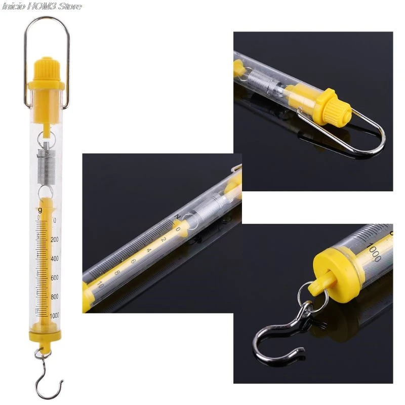 Newton force meter Max Capacity 10N Plastic Tubular Spring Scale Dual Scale Labeled for Physical Experiment
Newton force meter Max Capacity 10N Plastic Tubular Spring Scale Dual Scale Labeled for Physical Experiment