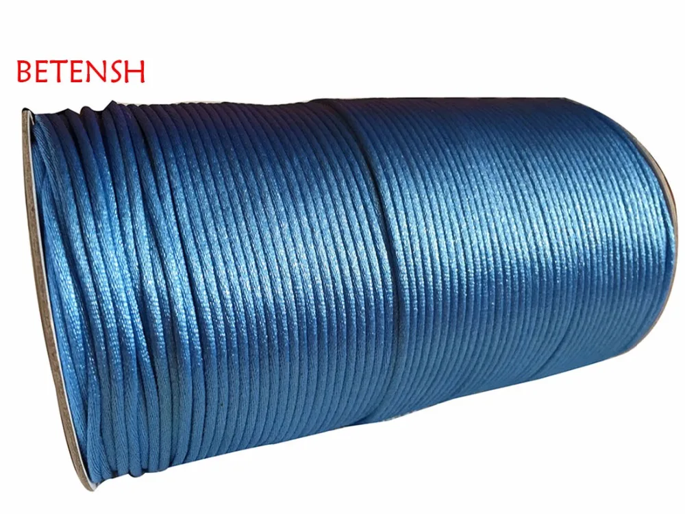 2.5mm Lt blue Rattail Satin Nylon Cord+250m/Roll Jewelry Accessories Macrame Rope Bracelet Chinese Knot Thread Cords
2.5mm Lt blue Rattail Satin Nylon Cord+250m/Roll Jewelry Accessories Macrame Rope Bracelet Chinese Knot Thread Cords