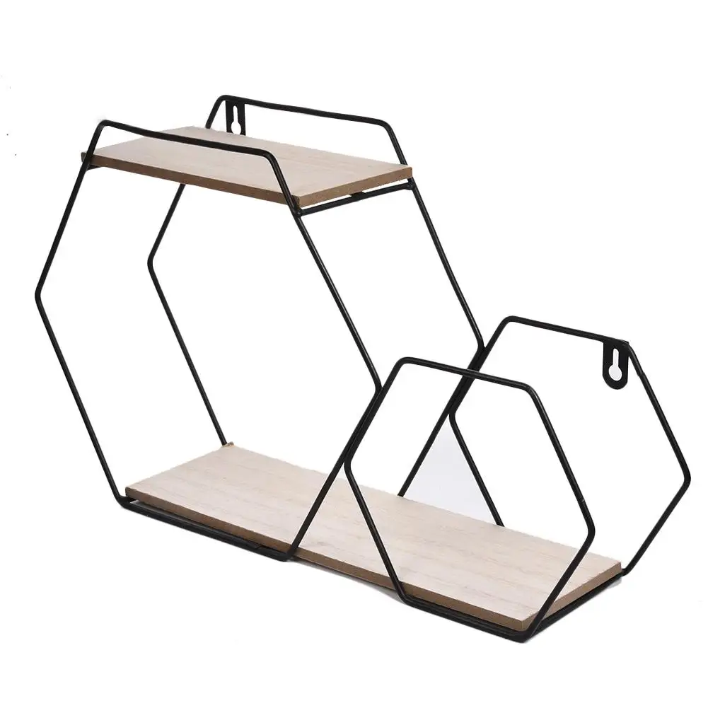 Hexagon Rack Wrought Iron Grid Wall Shelf Combination Wall Hanging Living Room Geometric Storage Rack Wall Decoration
Hexagon Rack Wrought Iron Grid Wall Shelf Combination Wall Hanging Living Room Geometric Storage Rack Wall Decoration