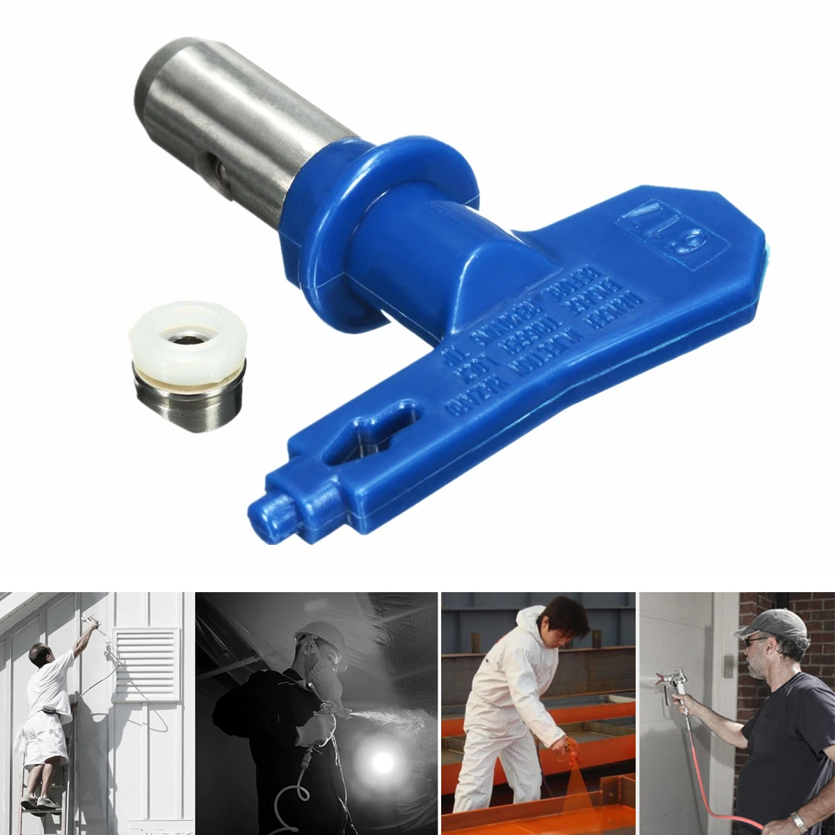 Blue steel Varies type airless spray gun nozzle Airless Spray Tips Gun Tips For Airless Spray Gun And Paint Sprayer
Blue steel Varies type airless spray gun nozzle Airless Spray Tips Gun Tips For Airless Spray Gun And Paint Sprayer