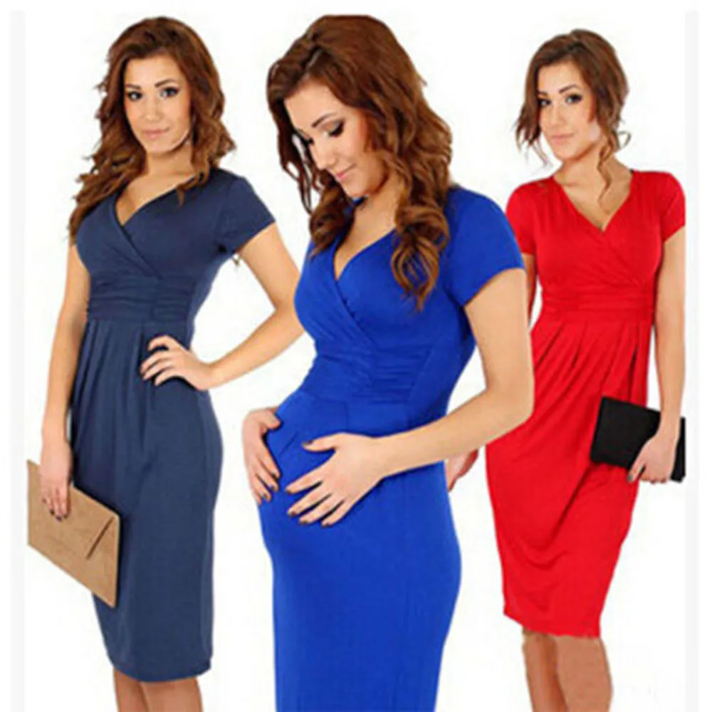Modern 3 Colors Women Ladies Pregnant Maternity Short Sleeve Casual Dress Sheath Cotton Summer Clothes
Modern 3 Colors Women Ladies Pregnant Maternity Short Sleeve Casual Dress Sheath Cotton Summer Clothes
