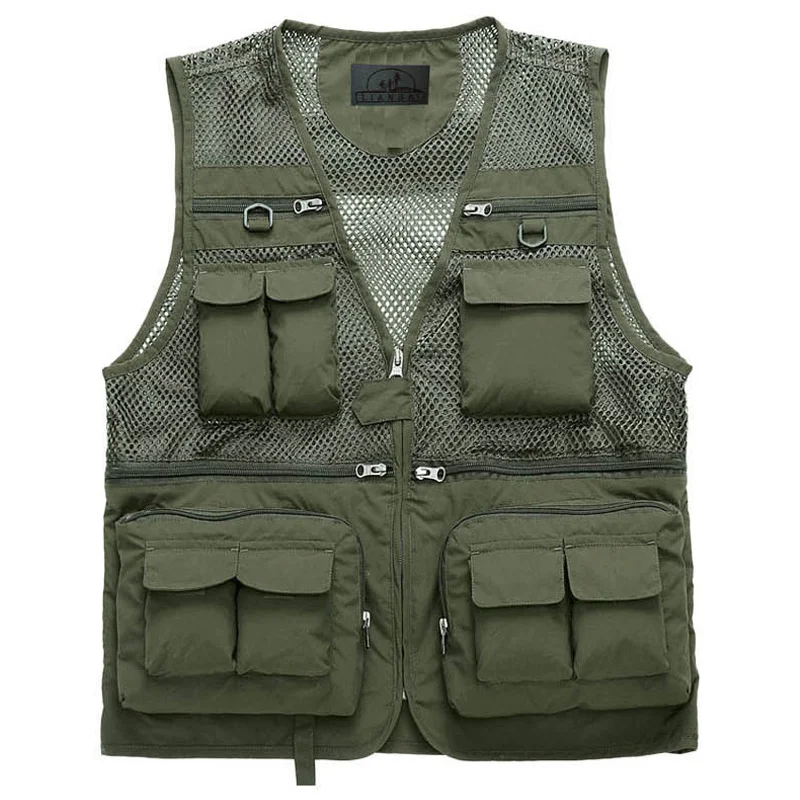 Quick-Drying Mesh Fishing Vest Multifunctional Loose Multi-Pocket Outdoor Photography Angler Waistcoat Customizable Fishing Vest
Quick-Drying Mesh Fishing Vest Multifunctional Loose Multi-Pocket Outdoor Photography Angler Waistcoat Customizable Fishing Vest