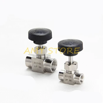 1/2" BSPT Female SS304 Stainless Steel Flow Control Shut off Needle Valve for Water Gas Oil
1/2" BSPT Female SS304 Stainless Steel Flow Control Shut off Needle Valve for Water Gas Oil