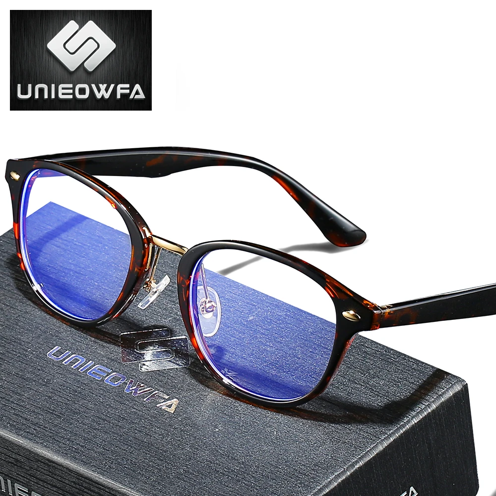 UNIEOWFA Retro Round Prescription Glasses Women Men Optical Myopia Anti Blue Light Eyeglasses Photochromic Progressive Eyewear
UNIEOWFA Retro Round Prescription Glasses Women Men Optical Myopia Anti Blue Light Eyeglasses Photochromic Progressive Eyewear